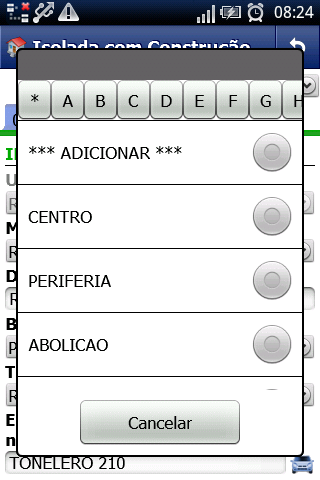 5. Interface com o usuário 34 não existir, ele é inserido na base.