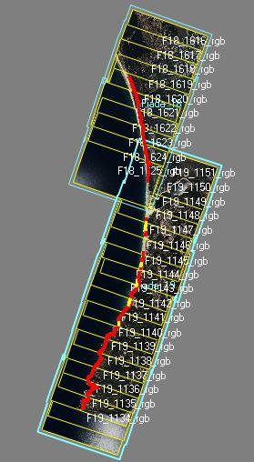 Após o fim da restituição, a informação obtida é exportada para um ficheiro em formato ShapeFile, de modo a que possa ser utilizada em ambiente ArcGIS. Figura III.