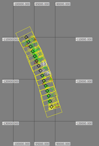 Figura III.16 - Resultado do ajustamento Após o ajustamente estar terminado, estão reunidas as condições para que se inicie a restituição das linhas de crista e base da arriba.