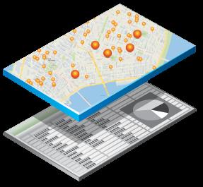 .. Add-In para Microsoft Office 2010 ou Superior Esri Maps for Office Integrado