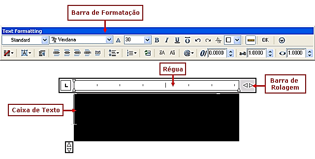 MTEXT - Múltiplas linhas de texto Cria um texto com várias linhas, como um parágrafo. Para ativar este recurso podemos usar o botão Multiline Text localizado na paleta Dashboard.