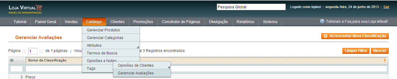 72) O que é o termo Preço Promocional na Loja virtual? Preço Promocional é uma oferta que você pode fazer por um período de tempo. Exemplo: Natal, Dia das Crianças, Páscoa, etc.