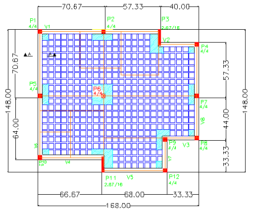 3,73 A seguir, são descritos a geometria, o carregamento, a instrumentação e o ensaio realizado no modelo reduzido.