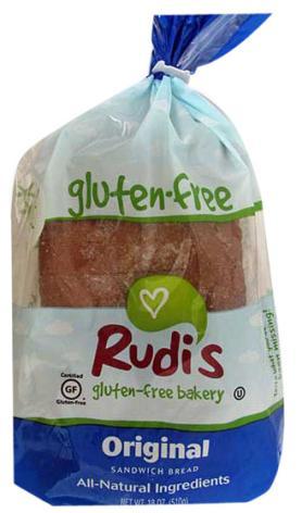 A oportunidade de alguns nichos (ex: Alergias alimentares) Oferta de produtos sem glúten United States: Rudis Gluten- Free Original Sandwich Bread.