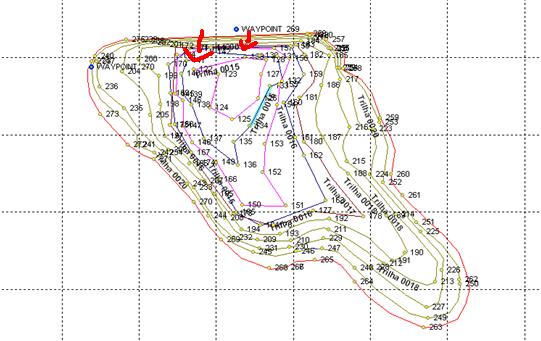 21 Figura 3 - Pontos trilhas retirados do GPS. Fonte: Autor: (2012).