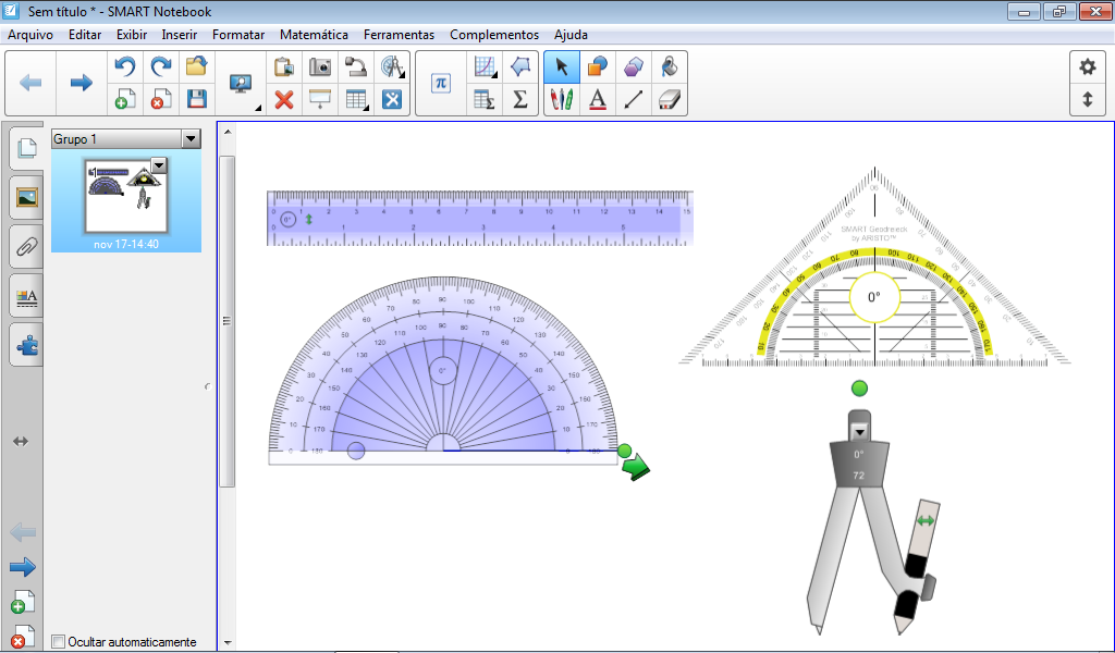 29 Algumas ferramentas do software são específicas da Matemática como o editor de equações.