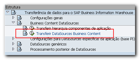 Ativar um datasource do Business Content Esse é o mais simples, caso atenda a necessidade do negócio.