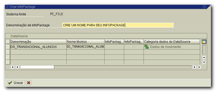 Encontre o datasource (Criado ou Replicado).