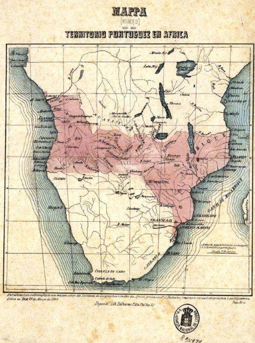 Das explorações africanas ao Ultimatum Inglês A 8 de Novembro de 1889 29, Serpa Pinto após a ocupação de Tungue é atacado pelos Macololos e Machonas, que aproveitam o facto para se queixarem dos