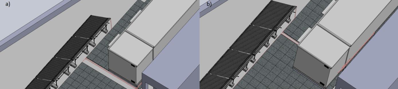 34 o depois de colocados os componentes. Figura 3.34 - Desenho tridimensional da cobertura depois da colocação dos compartimentos e equipamentos.