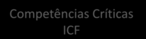 Versão: Agosto-2012 Competências Críticas ICF Tradução/revisão: Rosângela Barcellos Eva