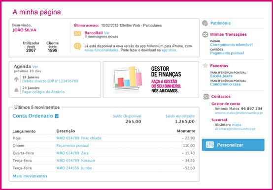 2 ADESÃO Para aceder ao Gestor de Finanças só tem de subscrever o serviço.