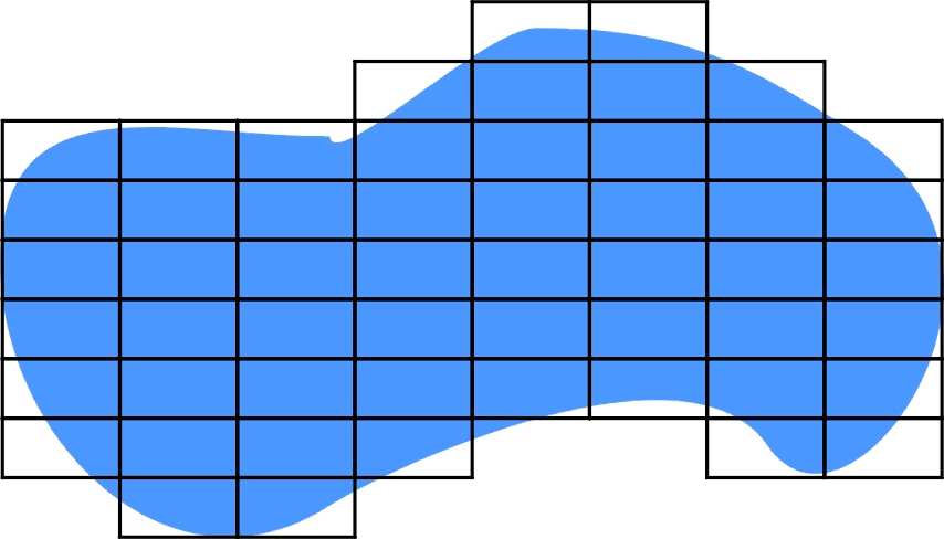 41 Fgura 4.1: Domíno (azul) e respectva malha. Para que seja possível partconar uma malha, utlzando-se de algortmos de grafos, é precso antes transformá-la em um grafo.