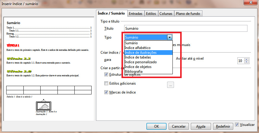 Após inserir as figuras, selecione a figura que irá receber a legenda e vá em inserir / legenda: Cada figura deve receber uma legenda diferente para poder ser identificada no documento, o Writer