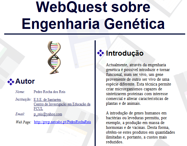 84 Figura 10 - Exemplo de avaliação em uma Webquest Fonte: Acesso em: 24 jan. 2012.