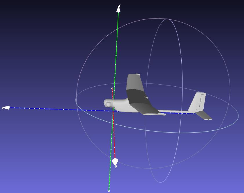 Abordagem baseada num sistema localizado em terra A Figura 97 apresenta a relação entre o sistema de eixos da câmara (OpenGL) e do objeto (modelo CAD), em que é possível verificar que o eixo dos Z e