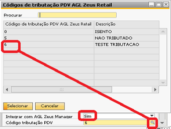 FIGURA 3.2 MERCADORIAS Atenção: Para determinar o código do item, atualizar o campo Código do item no PDV.