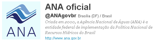 Oportunidades do Twitter 860 seguidores + + 329 seguidores 98 seguidores Uma mensagem da ANA que seja retweeteada pelos dois usuários acima pode, por exemplo, chegar