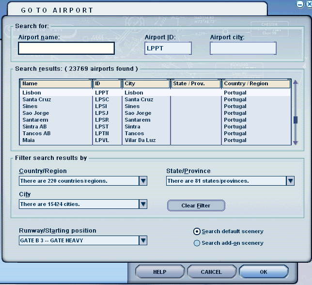 FS2004: o início... Agora que já temos o Teamspeak configurado, iniciamos o FS2004.