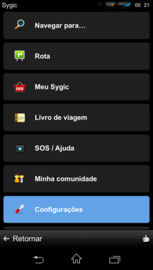 caminho rápido para sua tela principal. Figura 14 Atalho para o mapa do Waze. Figura 15 Atalho para o mapa do Tomtom.