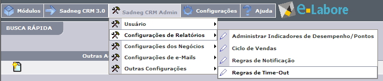 SadNeg CRM recursos do Gerente Eletrônico O módulo SadNeg CRM possui uma série de recursos configuráveis pelo Administrador do sistema que possibilita criar avisos e tarefas de forma automatizada