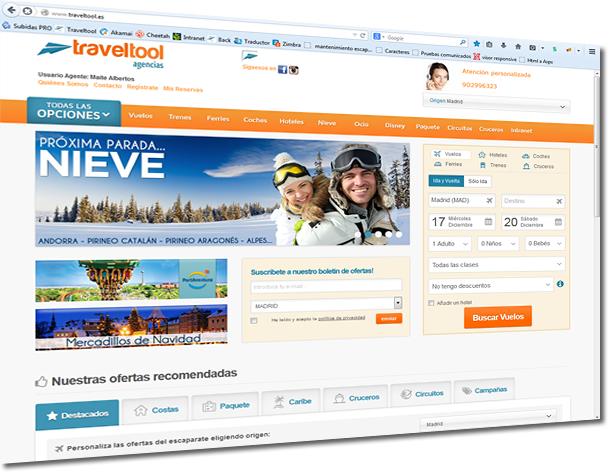 TRAVELTOOL: MAIS DE 2.000 PONTOS DE VENDA Portal B2B do Grupo para agências de viagens físicas. Colocamos à disposição das agências de viagens a tecnologia, o produto e as ferramentas de marketing.