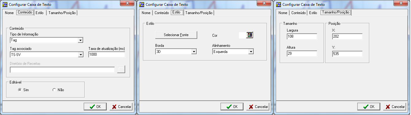 3. Defina as propriedades de cada objeto posicionado na tela. Estas propriedades especificam a aparência e funcionalidade do objeto.