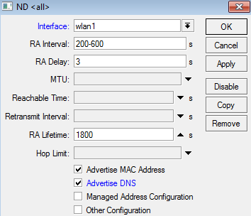 Configuração Stateless utilizando o Mikrotik 2 Configurar o Neighbor