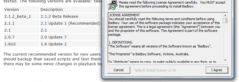 Ferramenta Badboy 1. Instalar a ferramenta em seu computador (apenas Windows) 2.