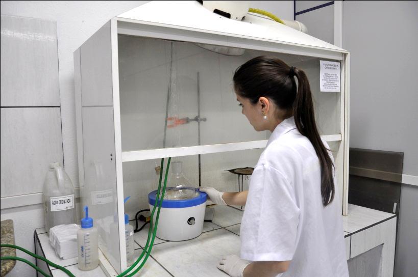 Instalações da Empresa Laboratório Químico de Espectrometria Análise Química (Queima