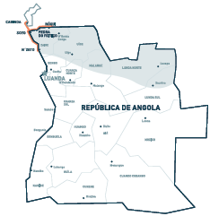 V. CABOTAGEM NORTE DE ANGOLA: PROJECTO ESTRUTURANTE Criação de uma solução de ligação marítimo-rodo-fluvial entre a Província de Cabinda e outras Províncias do Norte de Angola, destinada a viabilizar