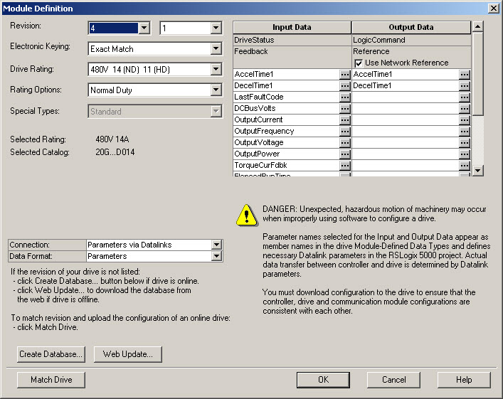 Capítulo 4 Configuração da E/S Clique no ícone ADC para iniciar a caixa de diálogo de configuração de ADC.