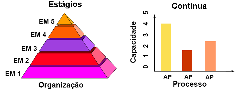 28 Fonte: (ROCHA, 2005) Na tabela 2 é possível observar as principais características e diferenças entre as duas formas de representação.