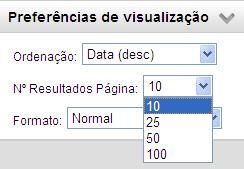 Selecione a seta do lado direito para voltar a fechar o Intervalo de datas.