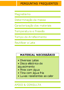 Trata-se de uma espécie de roteiro flexível e dinâmico. Efectivamente, procurámos atender às características de cada conteúdo, buscando o equilíbrio nas informações.