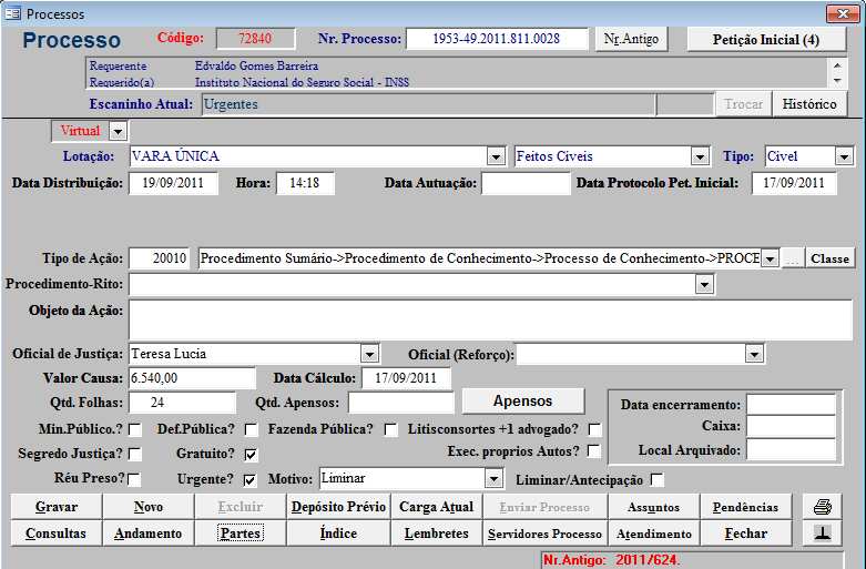 3.3.3. Desapensamento de processos Consiste no ato de desanexar (separar) os