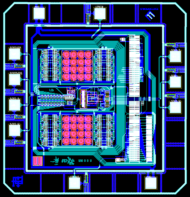 5.4. DESENHO E ENCAPSULAMENTO 121 5.4 Desenho e Encapsulamento A figura 5.18 mostra o desenho CAD global do microssensor de temperatura integrado usando tecnologia CMOS.