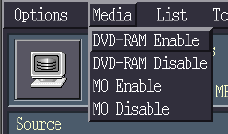 Gerenciamento de arquivos de imagem 3. Como salvar imagem em um DVD-RAM Gerenciamento de arquivos de imagem 1. Clique em, na Caixa de Comando no monitor de processamento de imagem. 2.