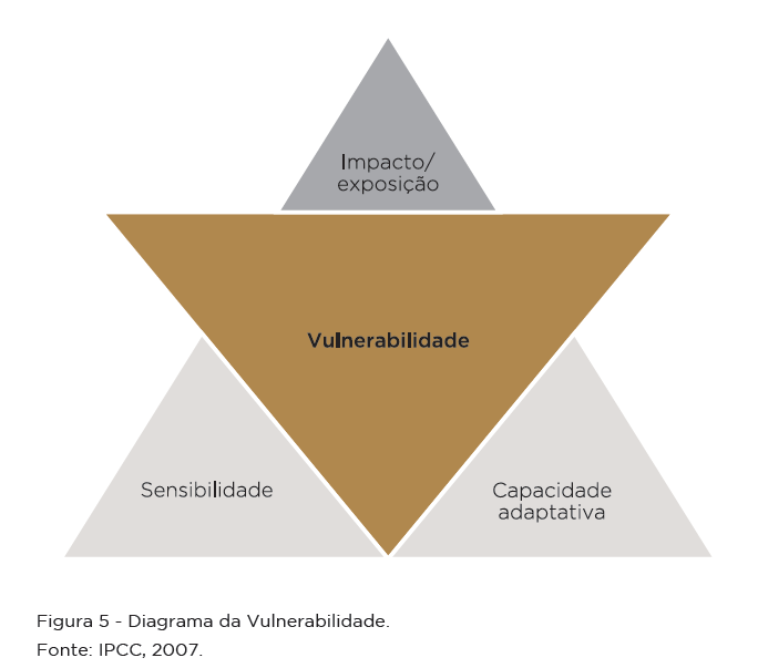 Conceitos Os três componentes da vulnerabilidade O Painel Intergovernamental sobre Mudança do Clima (IPCC, 2007, p.