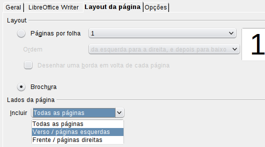 3) Confira se a Impressora está configurada para a mesma orientação (Retrato ou Paisagem) que está especificada nas opções de página do documento.