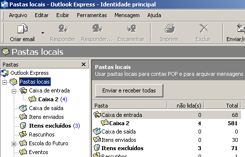 9 Como organizar e-mails em pastas No Windows, os dados e informações estão organizados em pastas e subpastas. Nos programas de e-mails e nos webmails isso também ocorre.