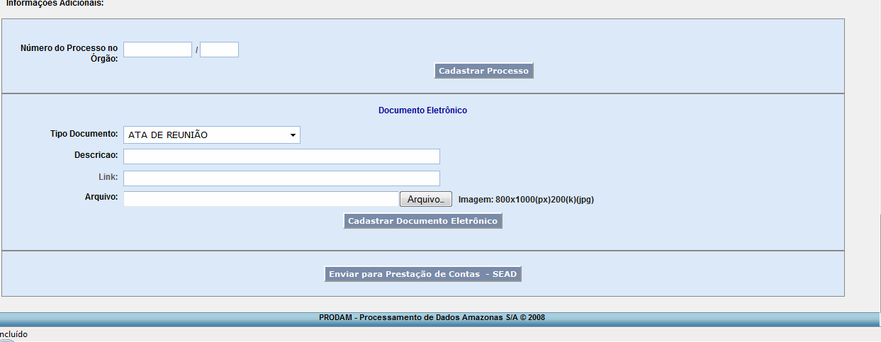 Obs. O mesmo procedimento deverá ser feito caso o valor das diárias pagas ao servidor for diferente do informado na solicitação. Para corrigir o valor deverá clicar na palavra DEVOÇÃO.