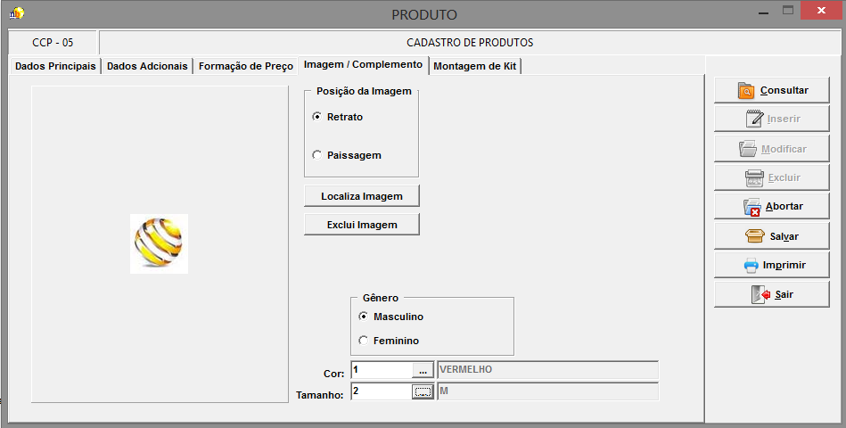 Inf. Técnicas (opcional) informações técnicas sobre o produto. Und. Entrada (opcional) Unidade de entrada do produto Exemplo; PC Qtd. Und. Entrada (opcional) Quantidade da unidade de entrada Exemplo: 1 Und.