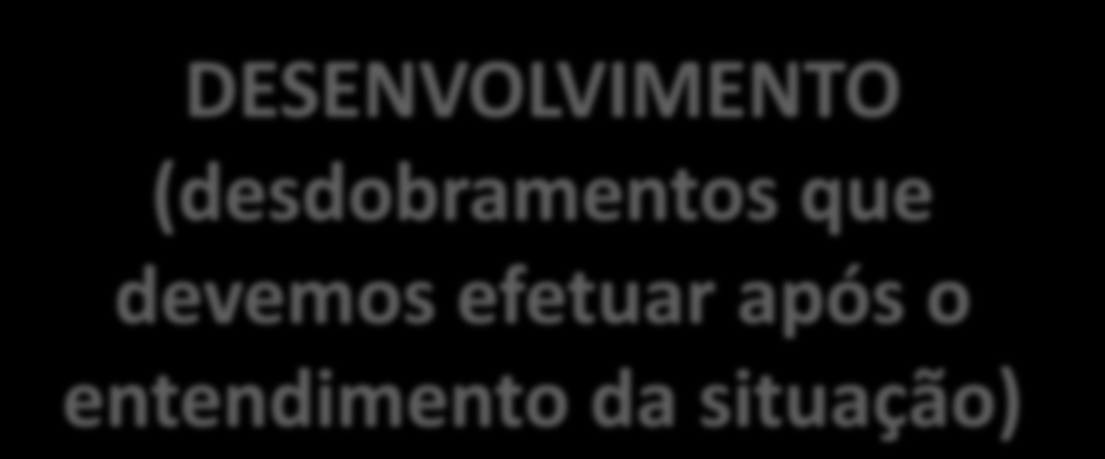 A PREPARAÇÃO Orientação e Desenvolvimento A preparação tem duas fases. É preciso seguir a orientação antes do desenvolvimento.