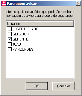 2. Essa janela é composta por 04 (quatro) guias, onde você deverá configurar as opções de cada uma delas, conforme segue. 6.2.1. Guia Backup 1.