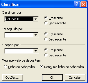 Alterando tamanho da coluna ou da linha Para alterar o tamanho da linha ou da coluna é bem simples.