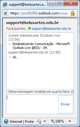 Microsoft Outlook Web App Mude o Status Notificações e Lembretes Contatos do Messenger Links Email, Calendário, Contatos e