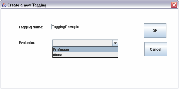 Fig. 5. CommEST Aba Tagging Fig. 6. CommEST Diálogo Create a New Tagging 5.