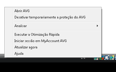 5.5. Links Rápidos de Analisar/Atualizar Os links rápidos encontram-se na linha inferior de botões localizados na interface de utilizador do AVG AntiVirus.