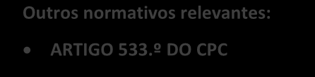 Custas de parte 7. Custas de parte ARTIGOS 25.º E 26.º DO RCP Outros normativos relevantes: ARTIGO 533.º DO CPC Artigo 25.